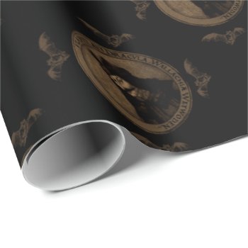 Count Vlad Dracula Wrapping Paper by Moma_Art_Shop at Zazzle