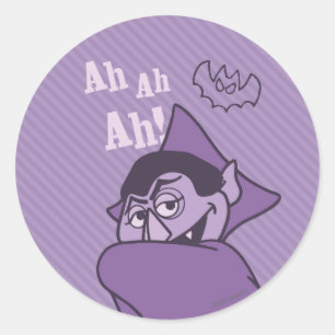 Count von Count - Ah Ah Ah! Classic Round Sticker
