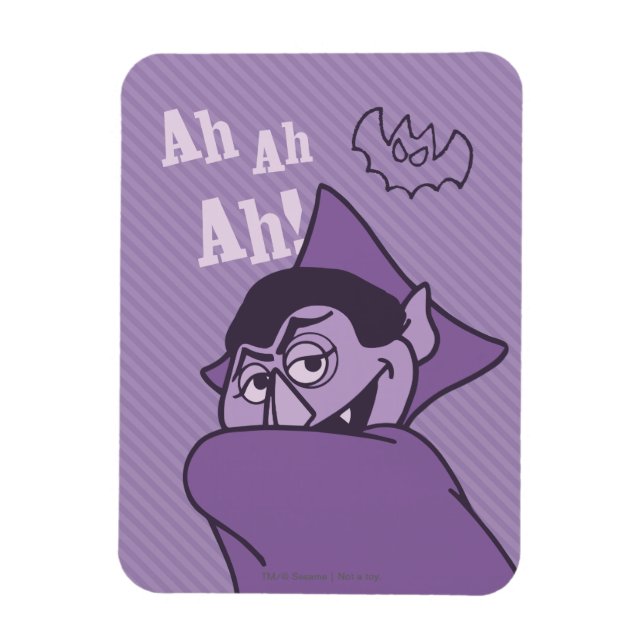 Count von Count - Ah Ah Ah! Magnet (Vertical)