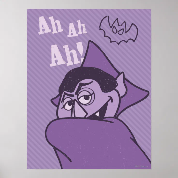 Count von Count - Ah Ah Ah! Poster