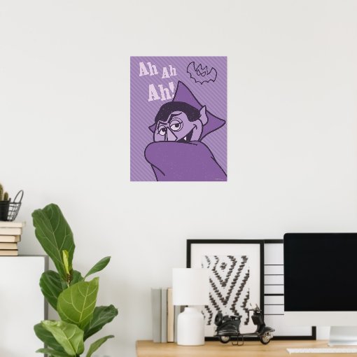 Count von Count - Ah Ah Ah! Poster | Zazzle