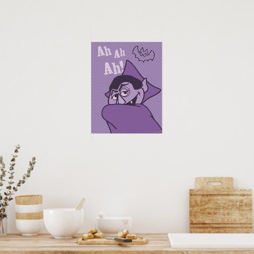 Count von Count - Ah Ah Ah! Poster | Zazzle