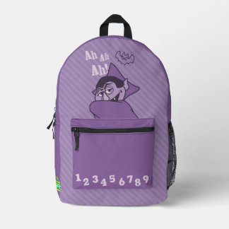 Count von Count - Ah Ah Ah! Printed Backpack
