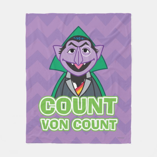 Count von Count Classic Style 2 Fleece Blanket (Front)