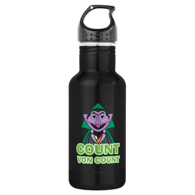 Count von Count Classic Style 2 Water Bottle (Front)