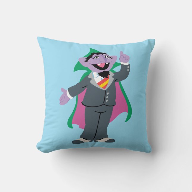 Count von Count Classic Style Throw Pillow (Front)