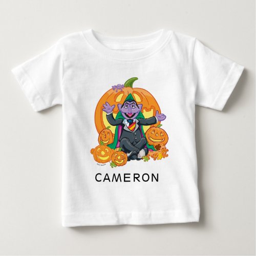 Count von Count  Halloween Pumpkins Baby T_Shirt