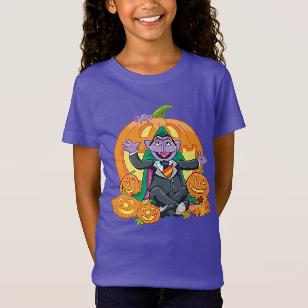 Count Von Count (Sesame Street) Adult T-Shirt - Cotton Tee, Medium