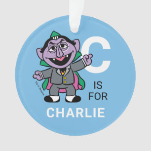 Count von Count   Personalized Name with Photo Ornament