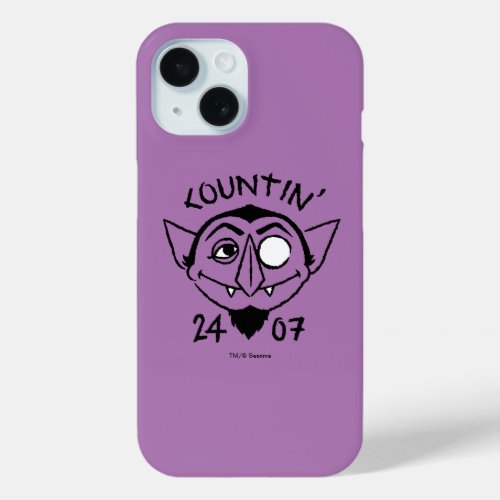 Count von Count Skate Logo _ Countin 247 iPhone 15 Case