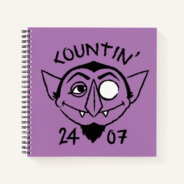 Count von Count Skate Logo - Countin' 24/7 Notebook (Front)