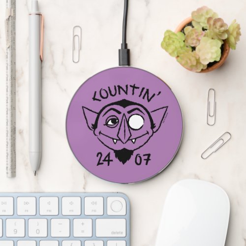 Count von Count Skate Logo _ Countin 247 Wireless Charger