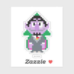 Count von Pixel Art Sticker