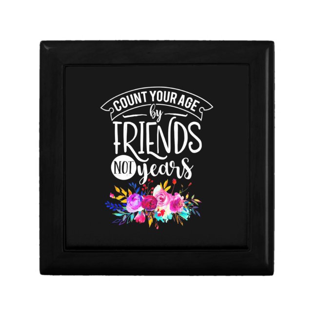 Count Your Age By Friends Gift Box (Front)