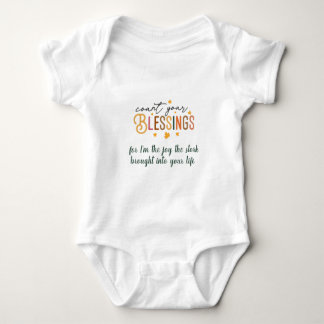 Count your Blessings  Baby Bodysuit