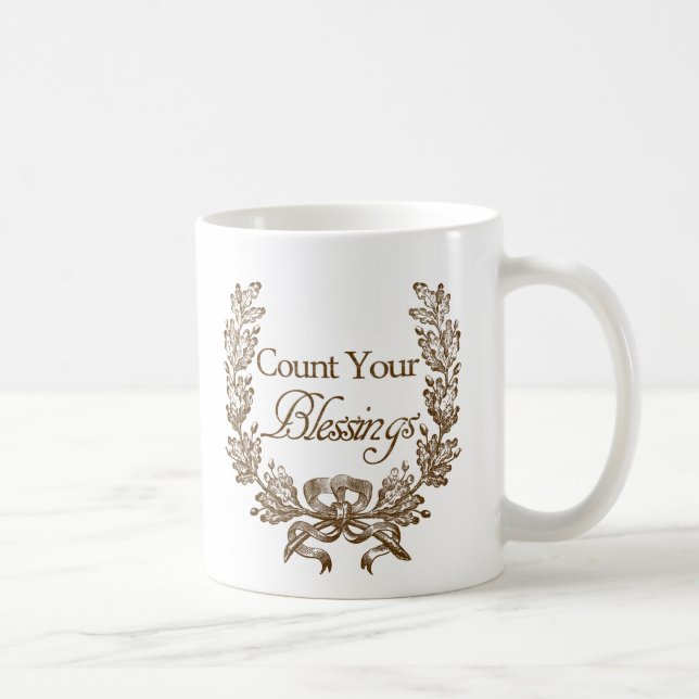 Count Your Blessings Coffee Mug (Right)