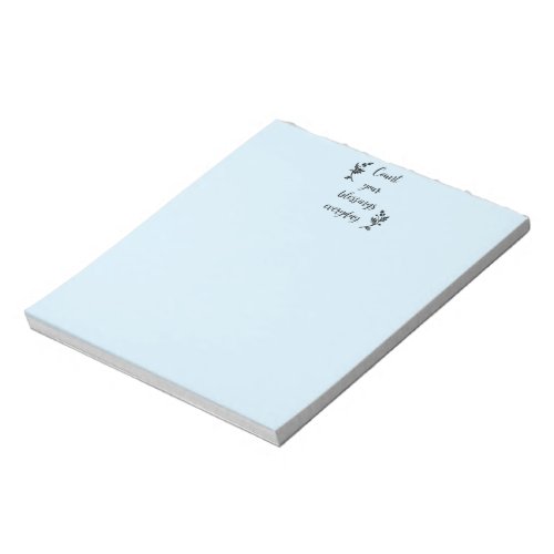 Count Your Blessings Everyday Notepad