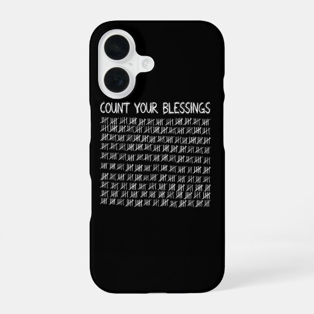 Count Your Blessings Iphone Case (Back)