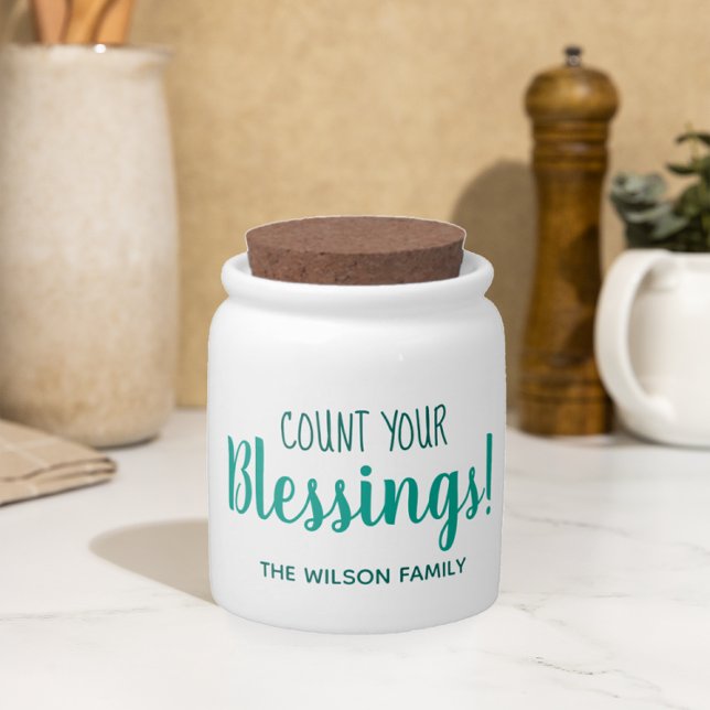 Count Your Blessings Personalized Blessing Jar (Creator Uploaded)