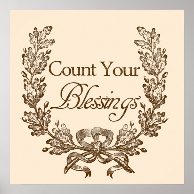 Count Your Blessings Poster (Front)