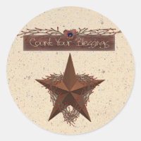 Count Your Blessings Sticker