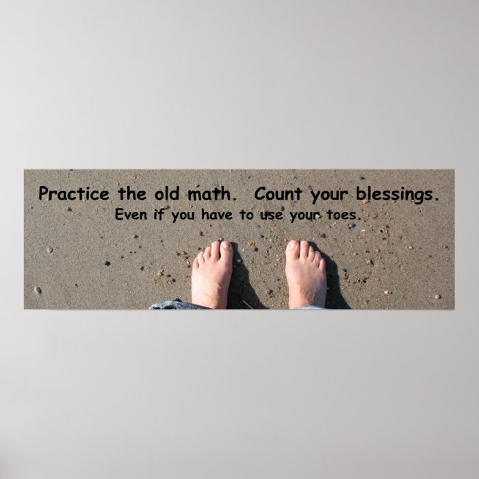 Count your  blessings wall art posters