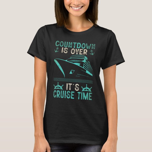 Countdown Is Over Its Cruise Time Carnival Mens Cr T-Shirt (Front)