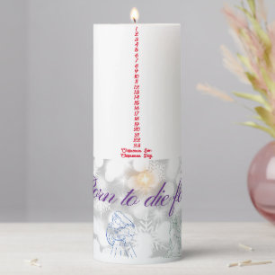 Countdown to Christmas Pillar Candle