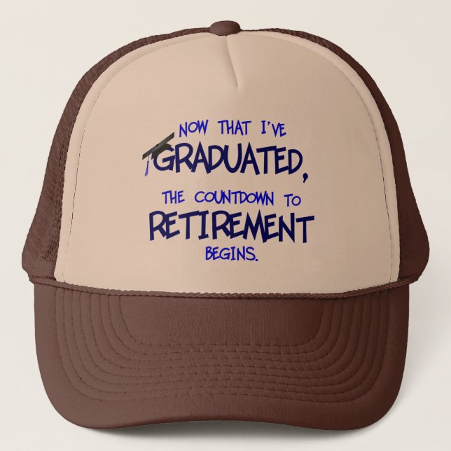 Countdown to Retirement hat (Front)