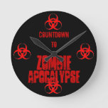 Countdown To Zombie Apocalypse Clock at Zazzle