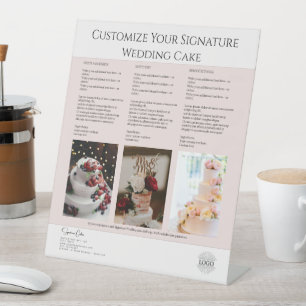 Counter Pedestal Sign