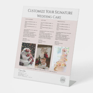 Counter Pedestal Sign