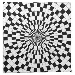 Counter Spirals by Kenneth Yoncich Cloth Napkin