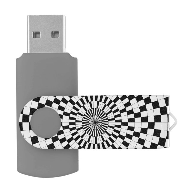 Counter Spirals by Kenneth Yoncich Flash Drive (Opened)