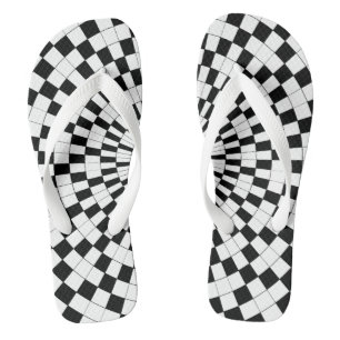 Counter Spirals by Kenneth Yoncich Flip Flops