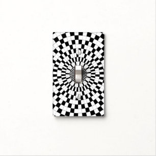 Counter Spirals by Kenneth Yoncich Light Switch Cover