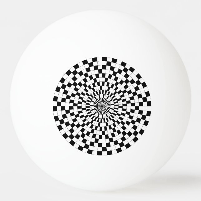 Counter Spirals by Kenneth Yoncich Ping-Pong Ball (Front)
