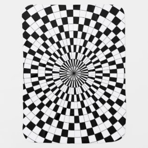 Counter Spirals by Kenneth Yoncich Stroller Blanket