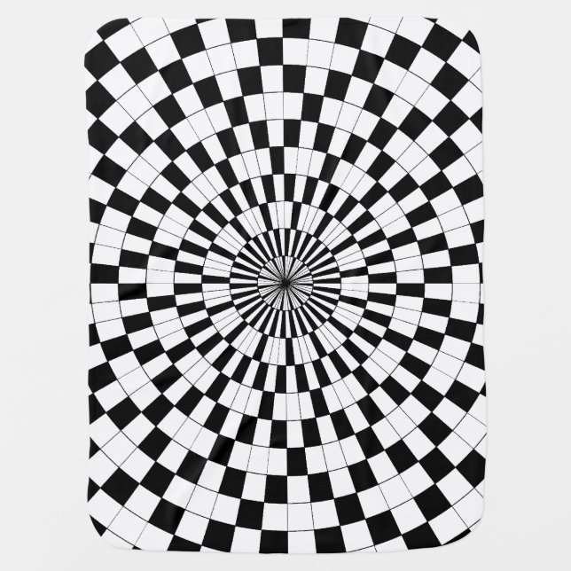 Counter Spirals by Kenneth Yoncich Stroller Blanket (Front)
