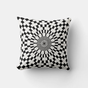 Counter Spirals by Kenneth Yoncich Throw Pillow
