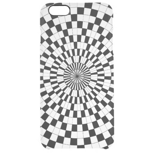 Counter Spirals by Kenneth Yoncich Clear iPhone 6 Plus Case