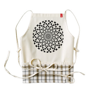 Counter Spirals Zazzle HEART Apron