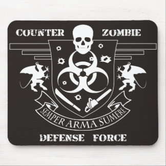 Counter Zombie Defense Force Mouse Pad