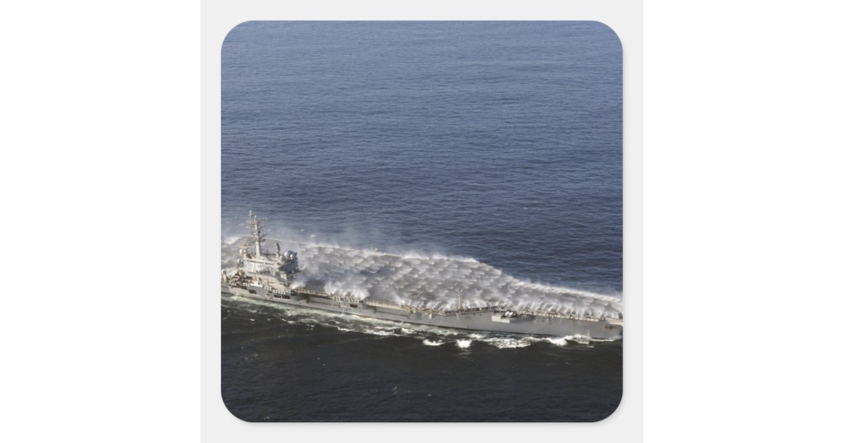 Countermeasures Sticker Countermeasure wash down sprinklers square sticker | Zazzle