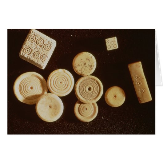 Counters and dice, Gallo-Roman Cards (Front Horizontal)