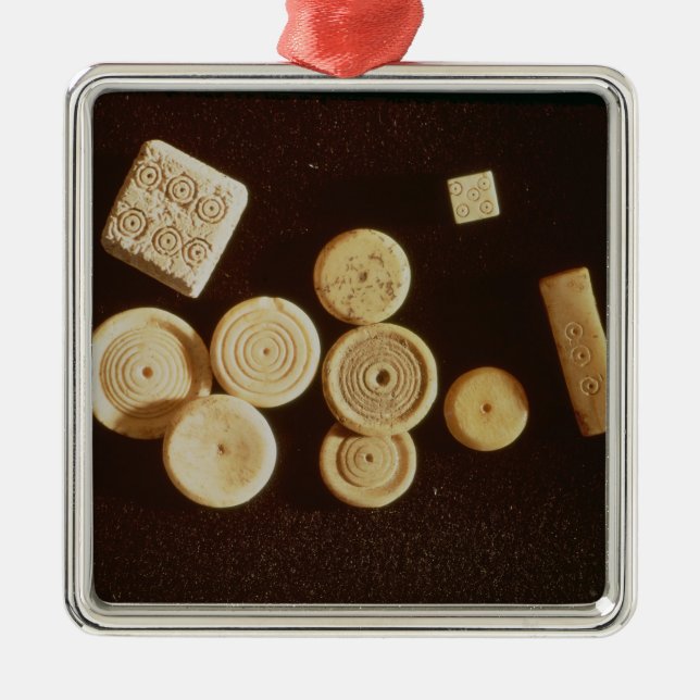 Counters and dice, Gallo-Roman Metal Ornament (Front)