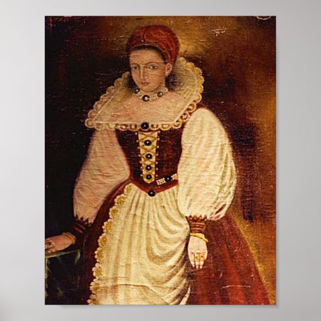 Countess Elizabeth Bathory Portrait Poster | Zazzle