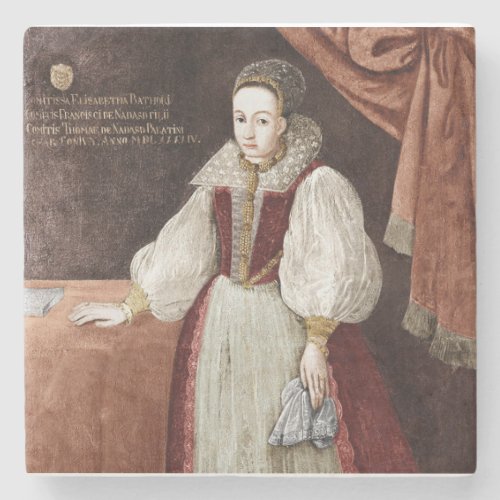Countess Elizabeth Bathory Stone Coaster