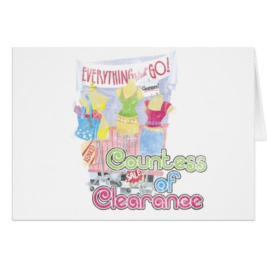 Countess of Clearance Cards (Front Horizontal)