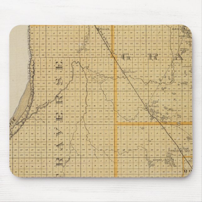 Counties of Grant, Traverse, Minnesota Mouse Pad (Front)